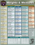 Weights & Measures: A Quickstudy Laminated Reference Guide