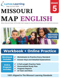 Missouri Assessment Program Test Prep: Grade 5 English Language Arts Literacy (ELA) Practice Workbook and Full-length Online Assessments: MAP Study Gu