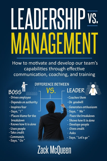 Leadership vs. Management: How to motivate and develop our team's capabilities through effective communication, coaching, and training